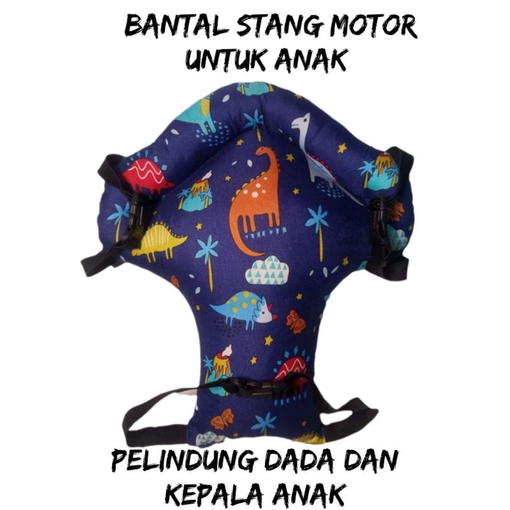 bantal stang motor/bantal stangmotor pelindung dada dan kepala anak