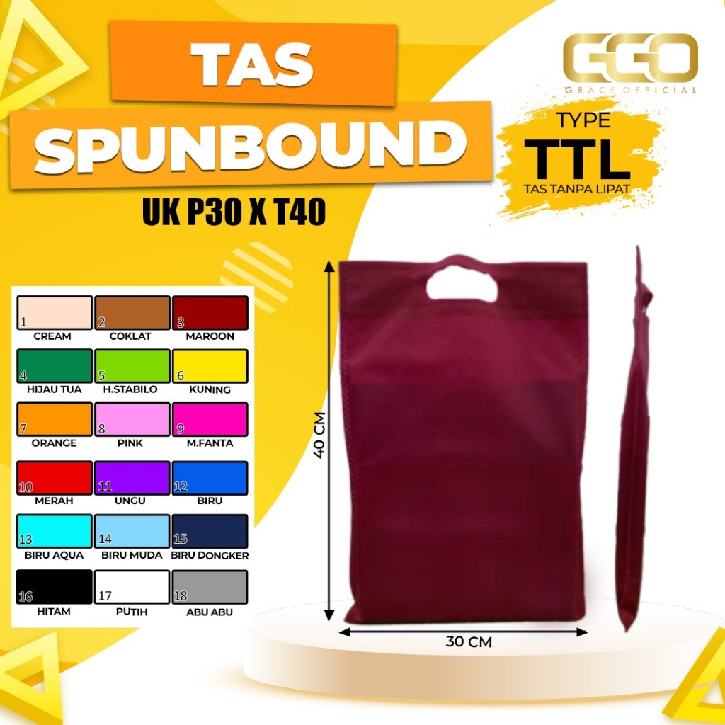 

Tas kantongan sistem lobang atas (special harga)