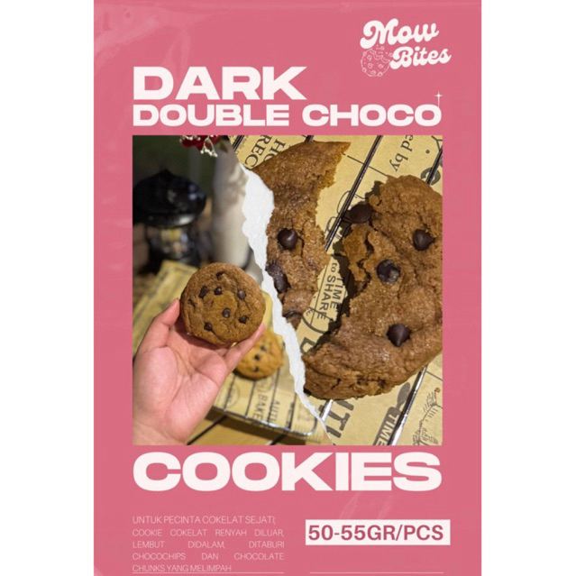 

Dark Double Choco - Soft Cookie by mow.bites