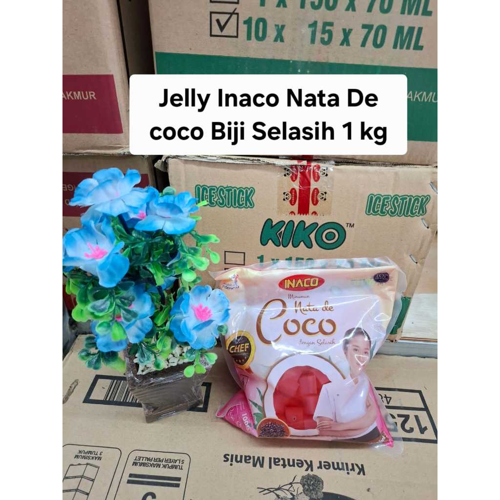 

Inaco Nata De Coco Biji Selasih 1 kg