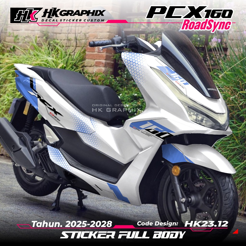 COD Sticker Decal Full Body Honda PCX 160 RoadSync 2025 Decal Sticker Full Body PCX 160 2025 Livery 