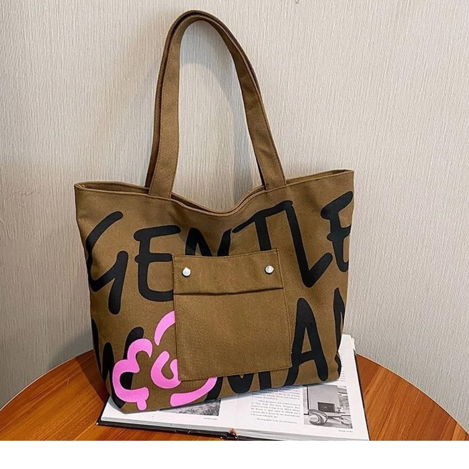 Biianca Bag - 100% Canvas Premium Tebal - GRATIS ONGKIR - Muat Laptop 16inc - Comportable - Muat Ban