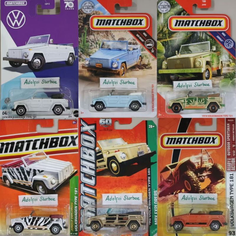 matchbox '74 1974 volkswagen type 181 mbx jungle mbx jungle explorers mbx off road edisi vw Volkswag