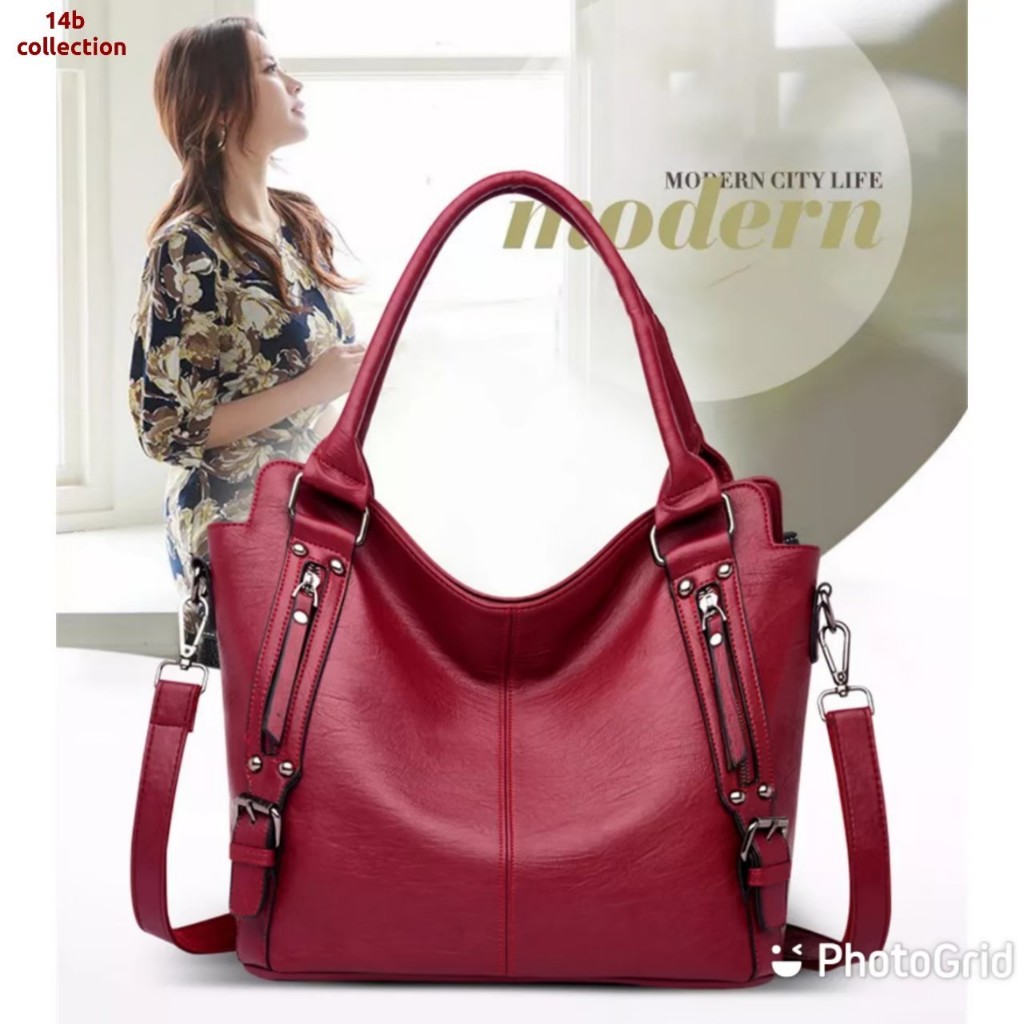 Tas Bahu Wanita Kasual Tas Slempang Ibu-Ibu Tas Momsky Kekinian Tas SlemPang Wanita Bahan Premium