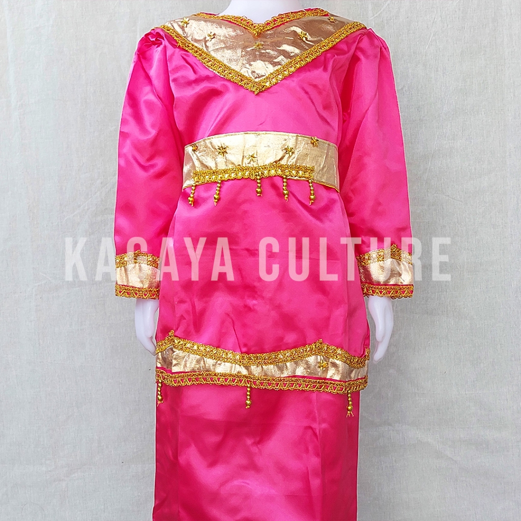 RB Baju Adat Minang Anak Perempuan - Baju Tari adat Minang anak Perempuan - Baju Karnaval Adat