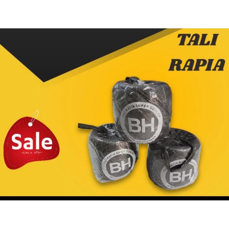 

Tali Rafia Hitam / Tali Plastik / Tali hitam 900 g