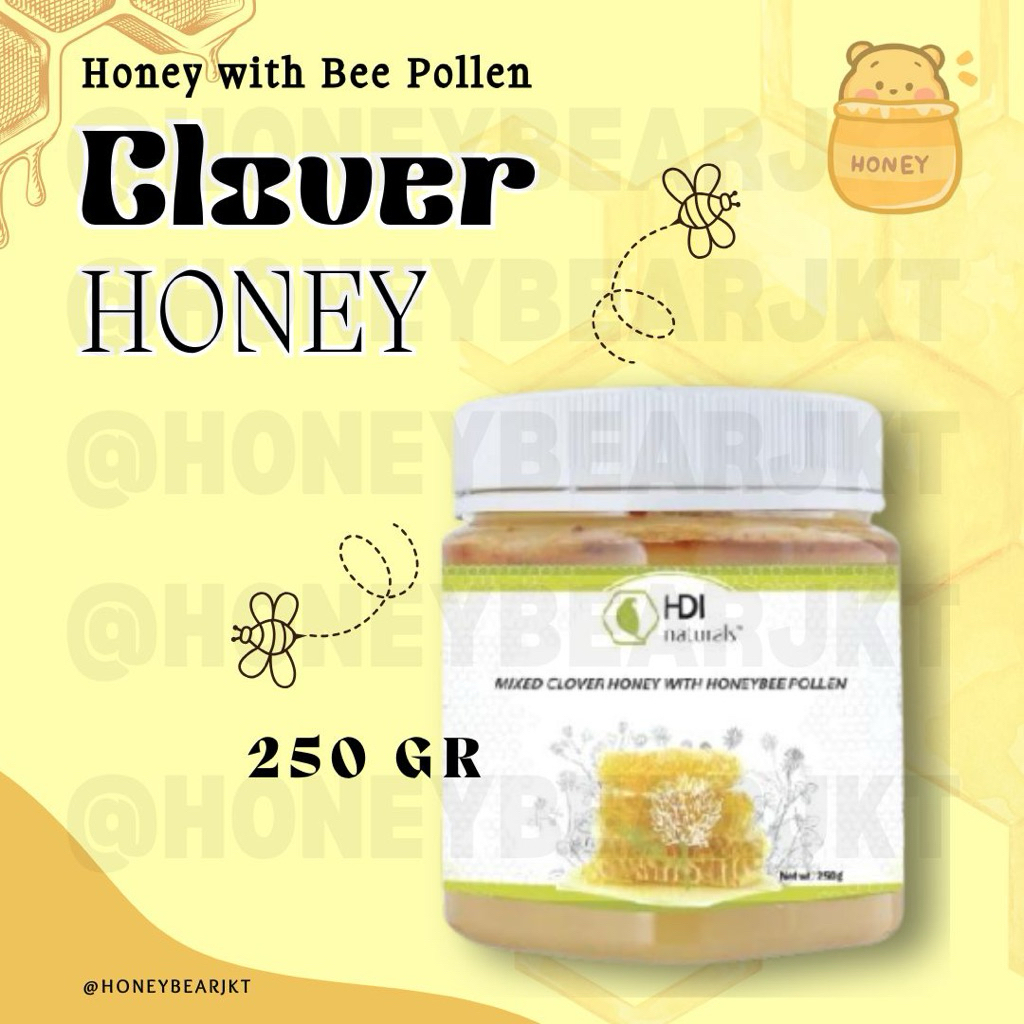 

MADU CLOVER HONEY 250GR EXP TERBARU 2028 FREE SENDOK KAYU ORIGINAL