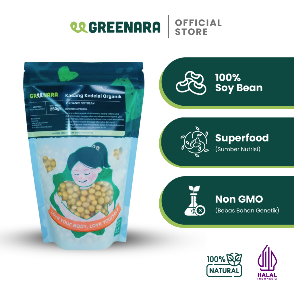 

Greenara - Kacang Kedelai 250gr / Soy Bean