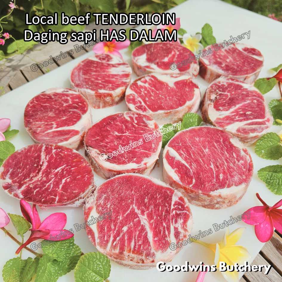 

Beef TENDERLOIN Local Premium steak cuts | daging sapi has dalam eye fillet mignon frozen