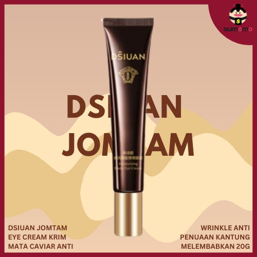 DSIUAN JOMTAM Eye Cream Krim Mata Caviar Anti Wrinkle Anti Penuaan Kantung Melembabkan 20g - VP052