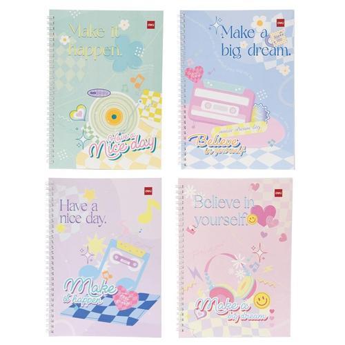

Deli Spiral Notebook Ukuran B5 A5 60 Lembar - N033 N032 - A5