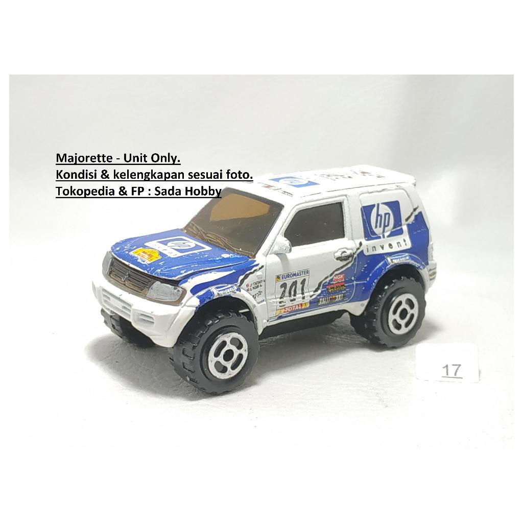 Diecast Majorette Mitsubishi Pajero Putih Unit Only