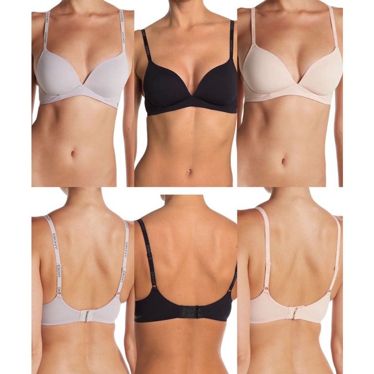 KODE U77K BRA SET Saks Off 5th DKNY Wireless Tee Bra Perfect Coverage Comfortflex Fit  Bh WireFree U