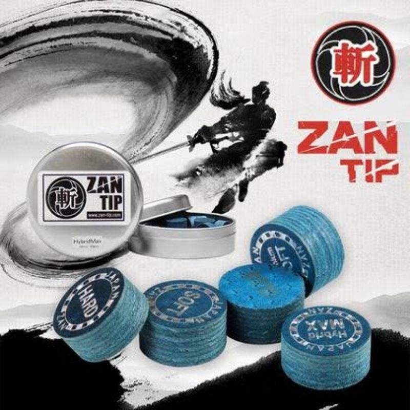 Master tip Zan Hybrid max/Zan tip cue origina made in japanl bergaransi