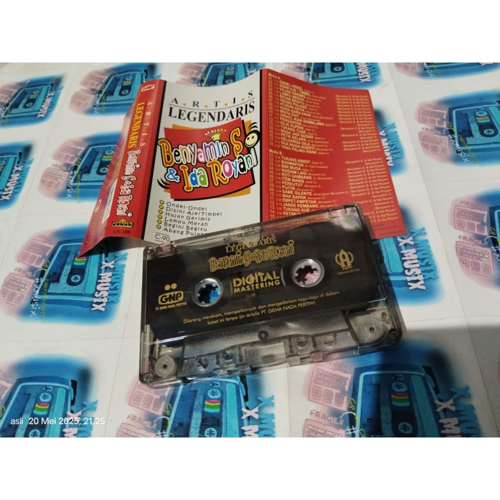 kaset pita benyamin / artis legendaris