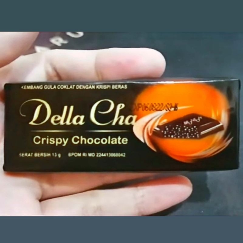 

Ukf5Pc6F4H (Kuliner.Kita) Della Cha Crispy Chocolate Isi 24Pc Kotak