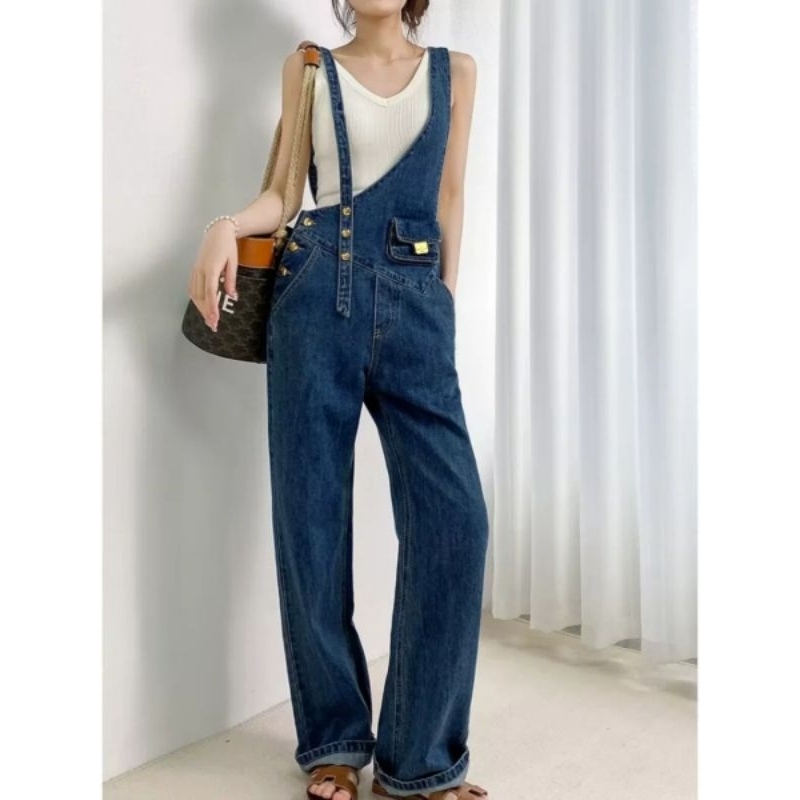 Jeans Jumpsuit Wanita /Demin Jumpsuit Wanita /Import J0097