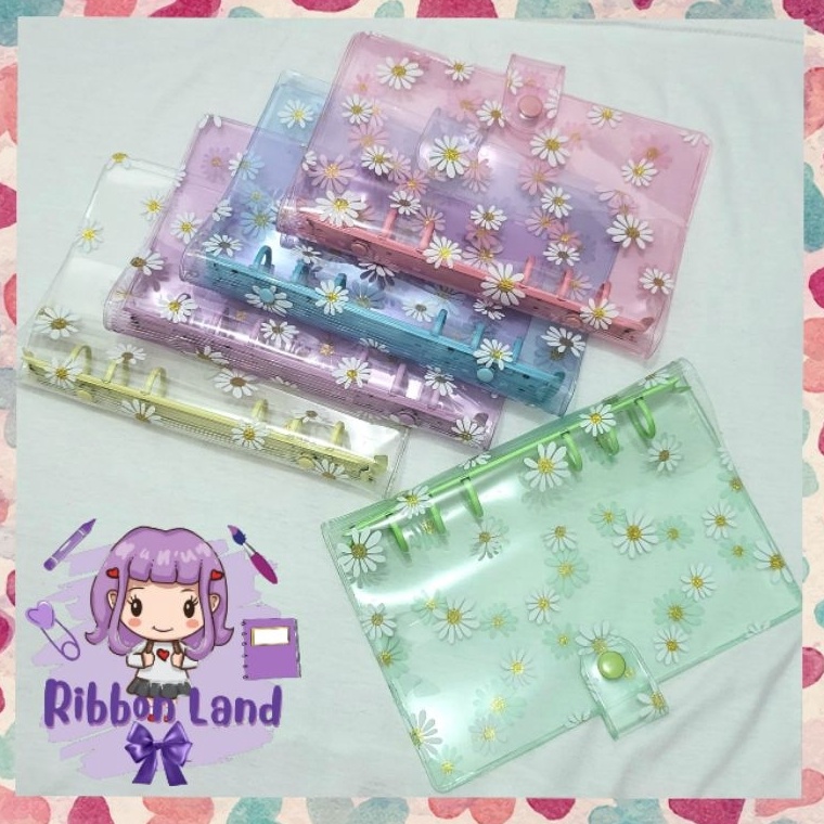 

A5 A6Binder Daisy Cover Ring Warna Big Print Daisy KODE Q4W9