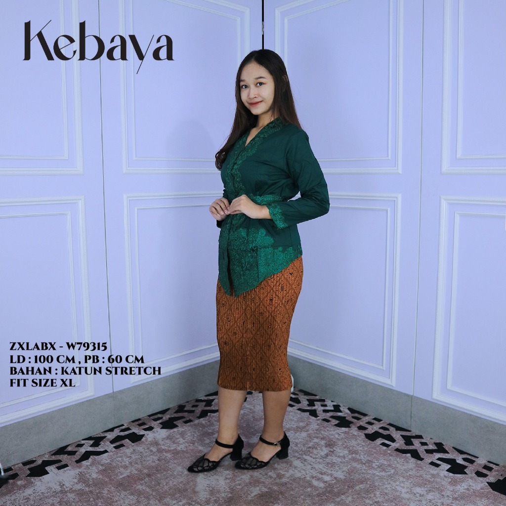 BAJU KEBAYA WANITA DEWASA ATASAN KEBAYA BROKAT ATASAN KEBAYA MURAH KEBAYA WISUDA RIA BATIK SOLO