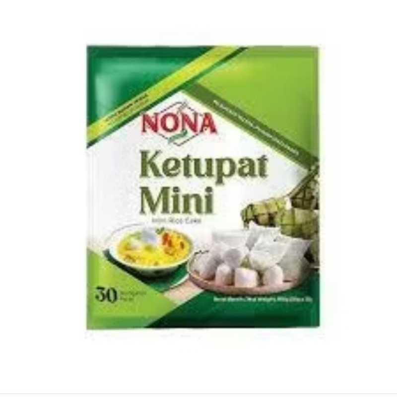 

Ketupat Nona Mini Rice Cook Ketupat Mini Ketupat Instan Ketupat Praktis isi 30 pcs