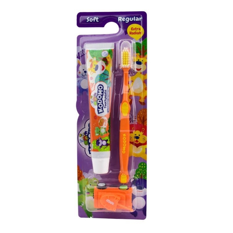 SIKAT GIGI KODOMO Sikat Gigi anak KODOMO  2in1 free hadiah
