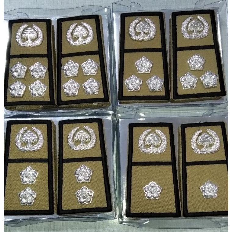 KODE V99H TANDA PANGKAT PNS BENGKULU Gol 3A3B3C3D melati kecil