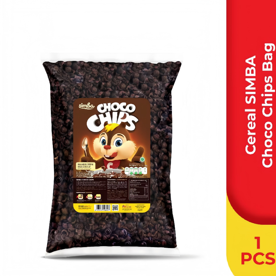 

SIMBA CHOCO CHIPS 950 gram / Cereal Cokelat CHOCO CHIPS Bag 950Gr