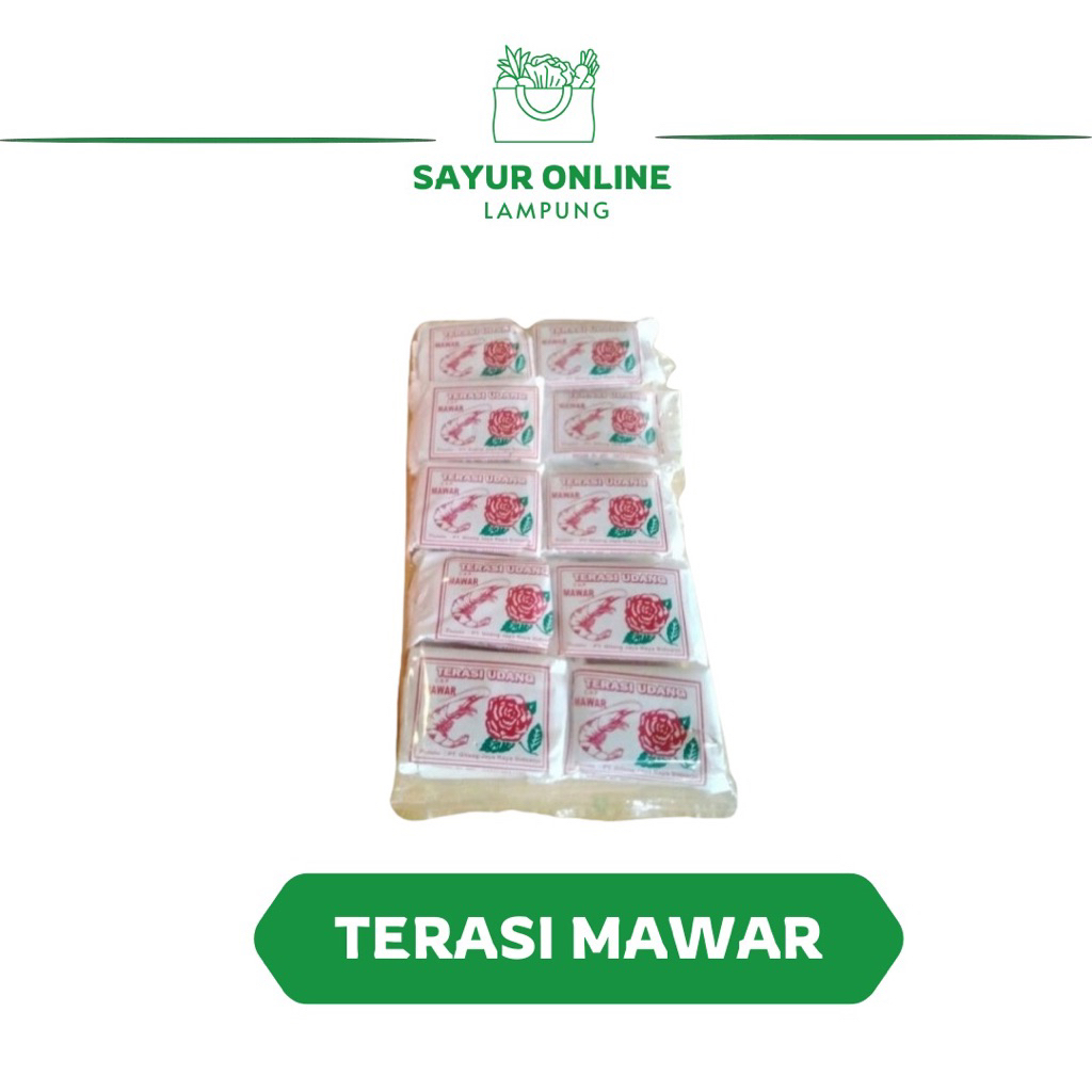 

Terasi Mawar 2 Pcs - Sayur Online Lampung