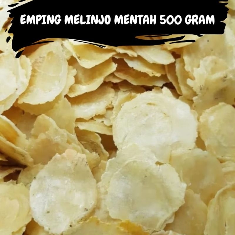 

EMPING KERUPUK MELINJO BLINJO MENTAH ASLI KEMASAN 500 GRAM KERING RENYAH KUALITAS PREMIUM TStore