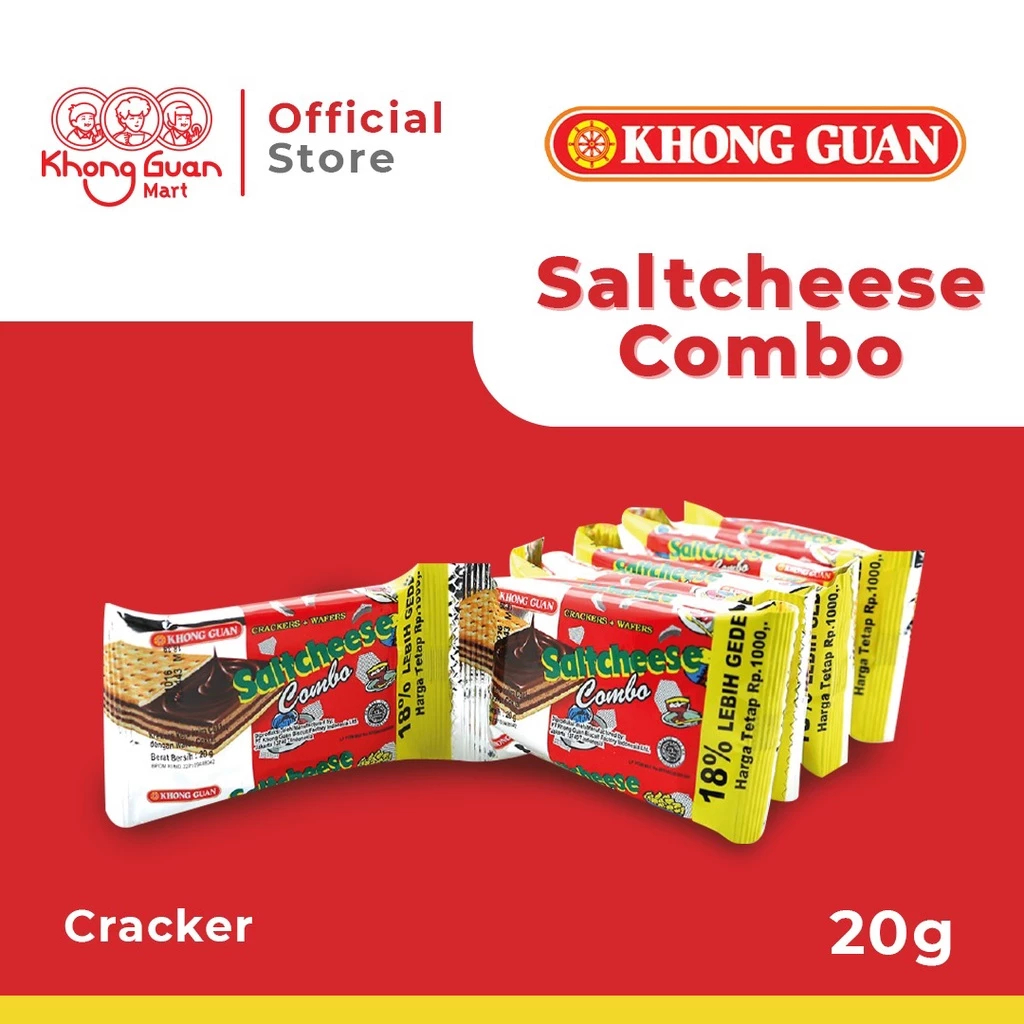 

KHONG GUAN Saltcheese Combo | Comberry | Combociz 1 Renceng isi 10 Pcs @ 20 gr