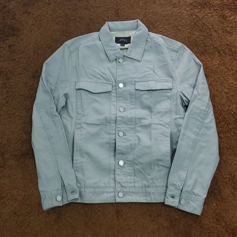 SPAO Denim Trucker Jacket Jeans Outer Jaket