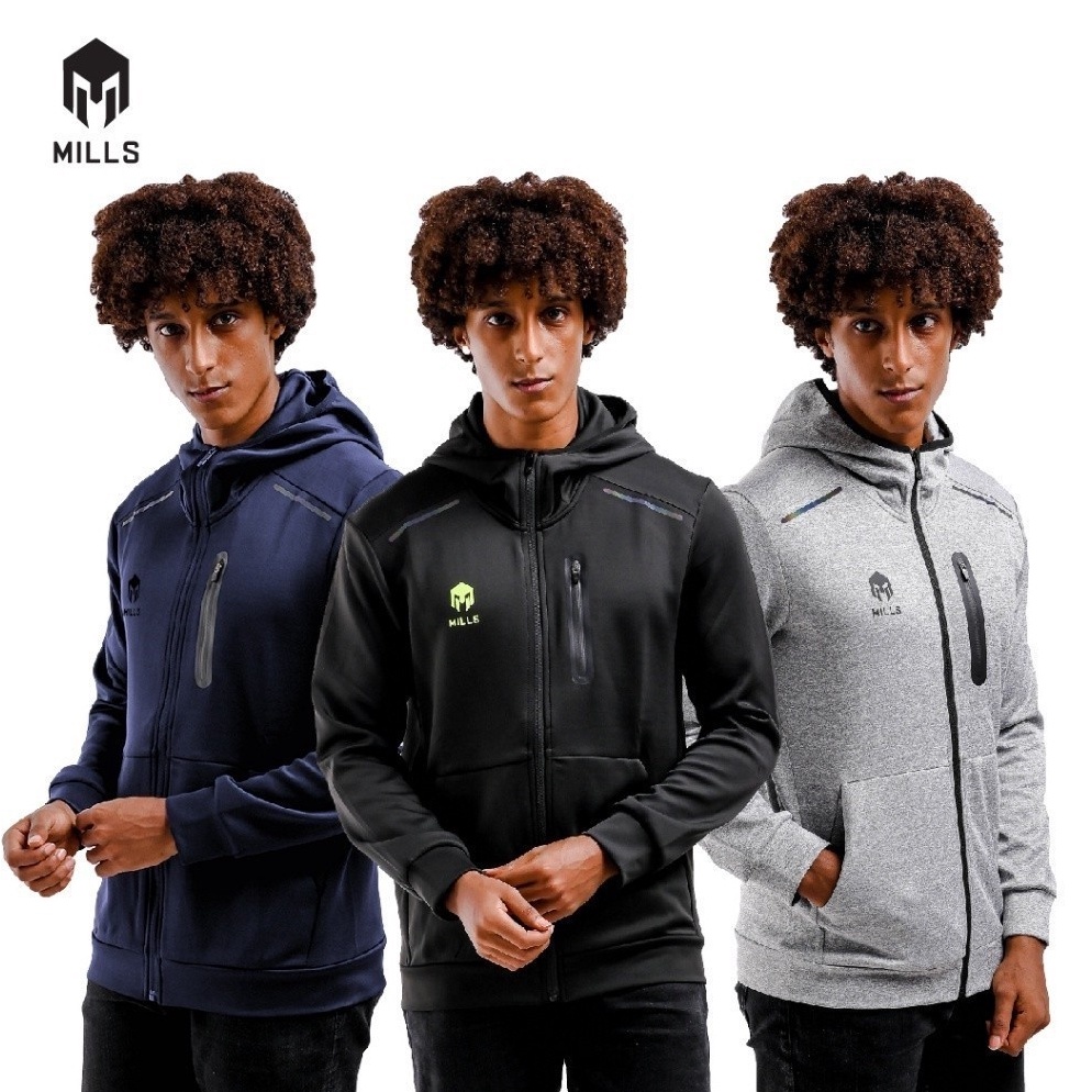 KODE E83Q MILLS Jaket Olahraga Thunder Training Jacket 3 879