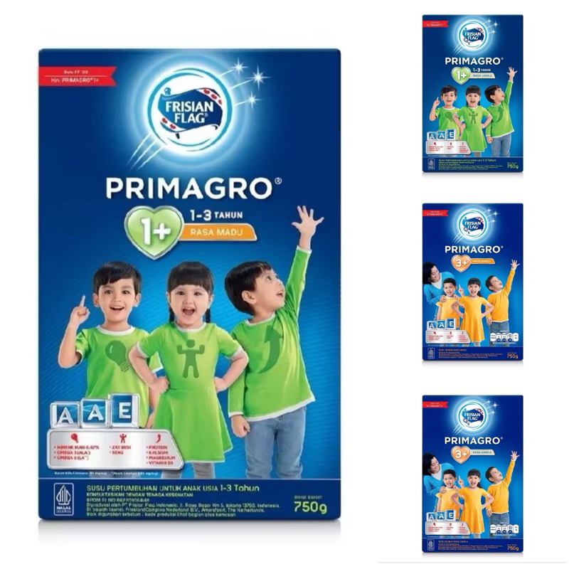 

Frisian Flag Primagro 1+ 3+ Vanila Madu Coklat 750gr (1-3tahun) Susu Bendera