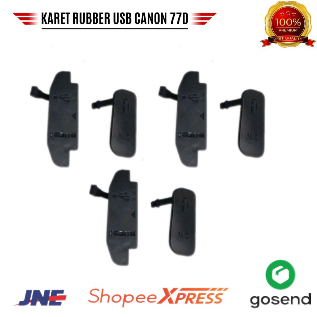 Rubber karet Tutup USB canon 77d camera