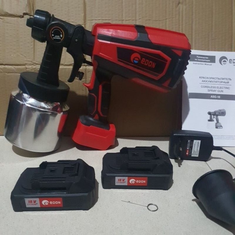 Spray Gun Baterai Multifungsi Semprot Cat Baterai Spray Gun Cordless