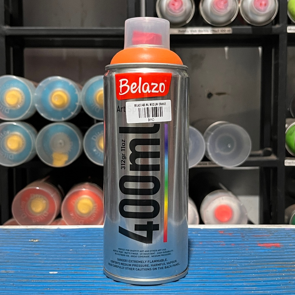 

Medium Orange - Belazo 400 ml - Spray Paint