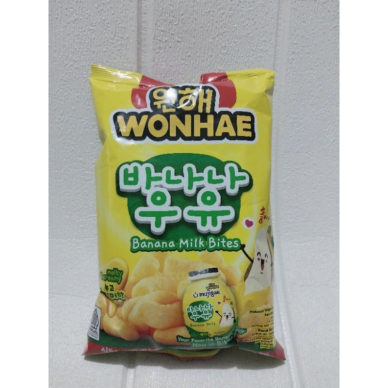 

SNACK WONHAE BANANA MILK BITES 60 GRAM RASA PISANG