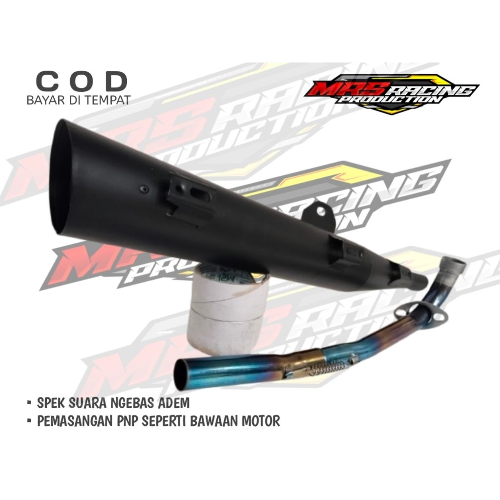 KNALPOT TSUKIGI STANDAR RACING KHARISMA KIRAΝΑ 125 SUPRA X 125D ASTREA GRAND C70 LEGENDA