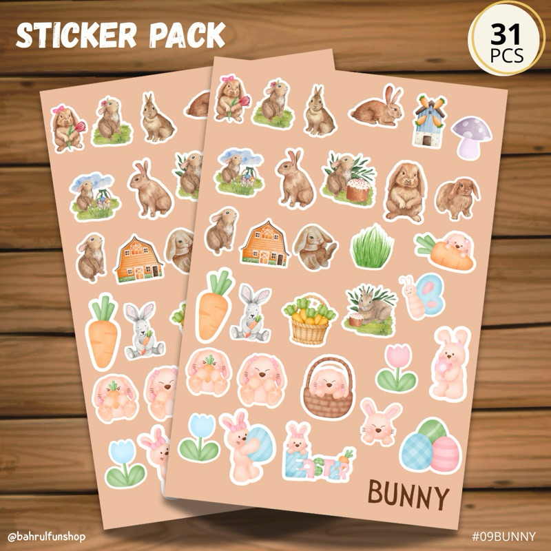

31 pcs Stiker lucu estetik kekinian - stiker hp, laptop - dekorasi buku dan diary