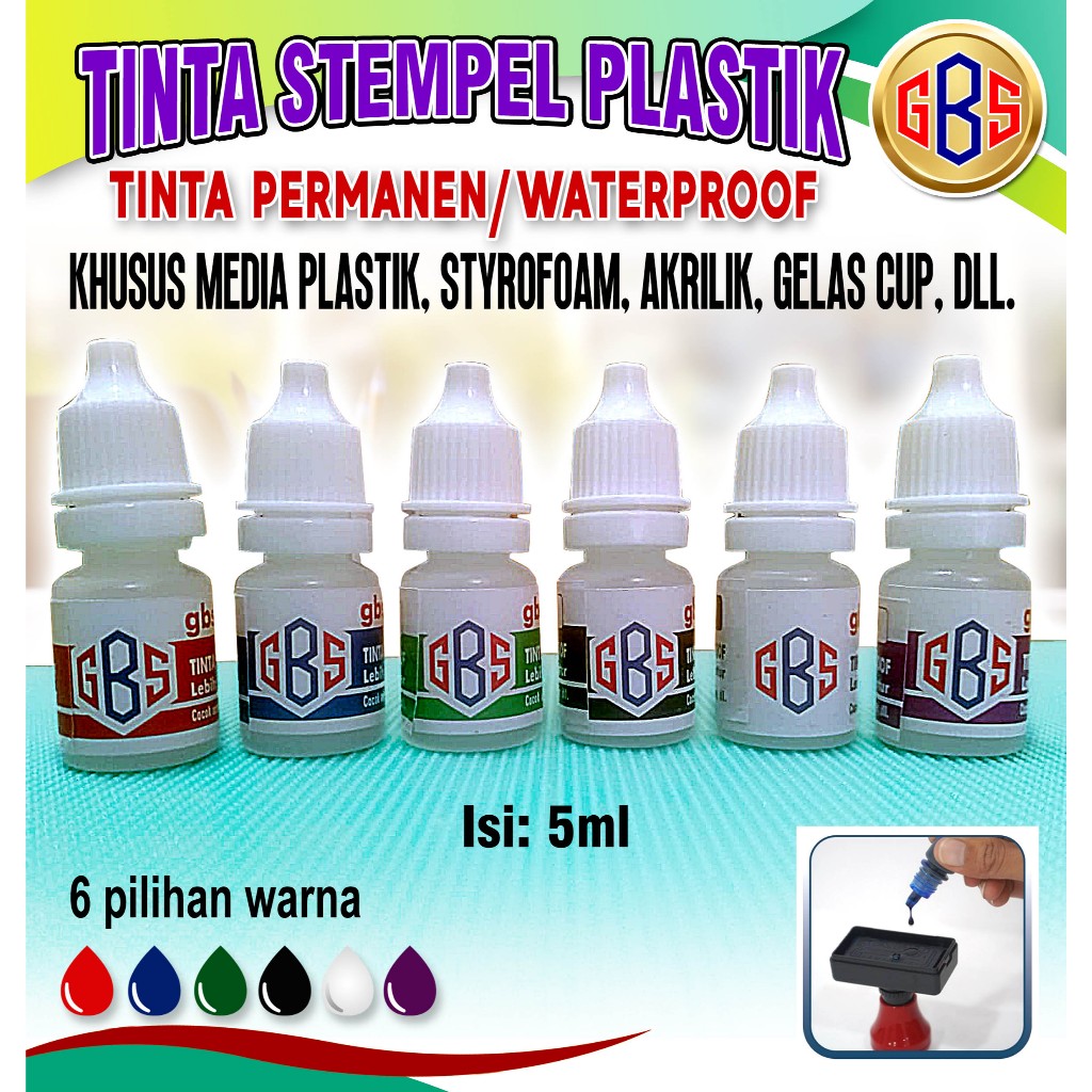 

YUH STEMPEL PLASTIK STEMPEL PERMANEN WATEROOF