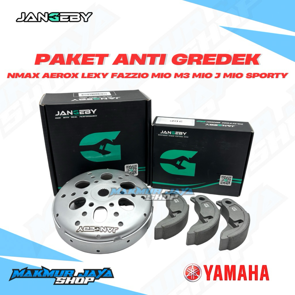 PAKET ANTI GREDEK JANGEBY MANGKOK GANDA SET KAMPAS GANDA CARBON JANGEBY NMAX AEROX LEXY FAZZIO FILAN