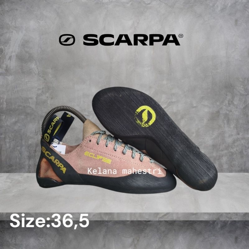 sepatu panjat Scarpa eclipse climbing shoes ll size 36,5 climb scarpa