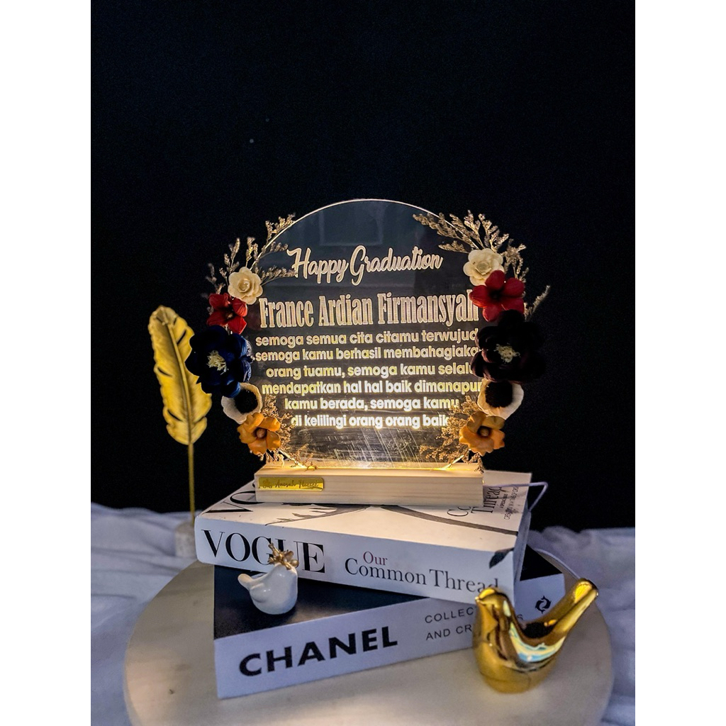 Acrylic Gift | Acrylic Graduation | Graduation Gift | Akrilik Wisuda | Hadiah Wisuda