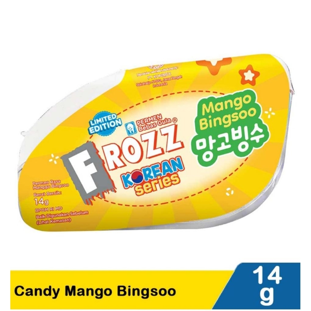 

Frozz Candy Mango Bingsoo 14G