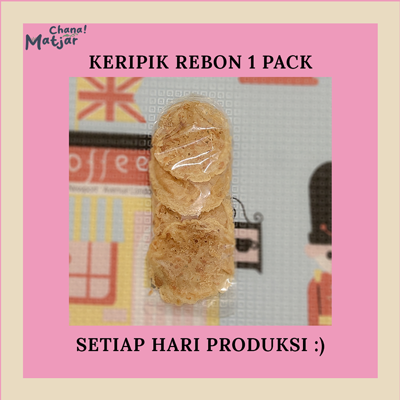 

Peyek Rebon Isi 5 Keping Cemilan Keripik Makanan Ringan