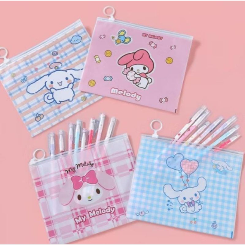 

Ready tempat pensil alat sekolah motif karakter Zipper stationary