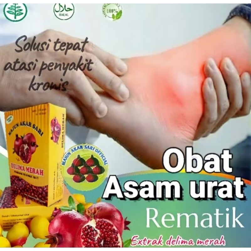 Majun Akar Sari Obat Herbal Sakit Pinggang Sakit Lutut Nyeri Sendi Asam Urat Rhematik Flutulang dll