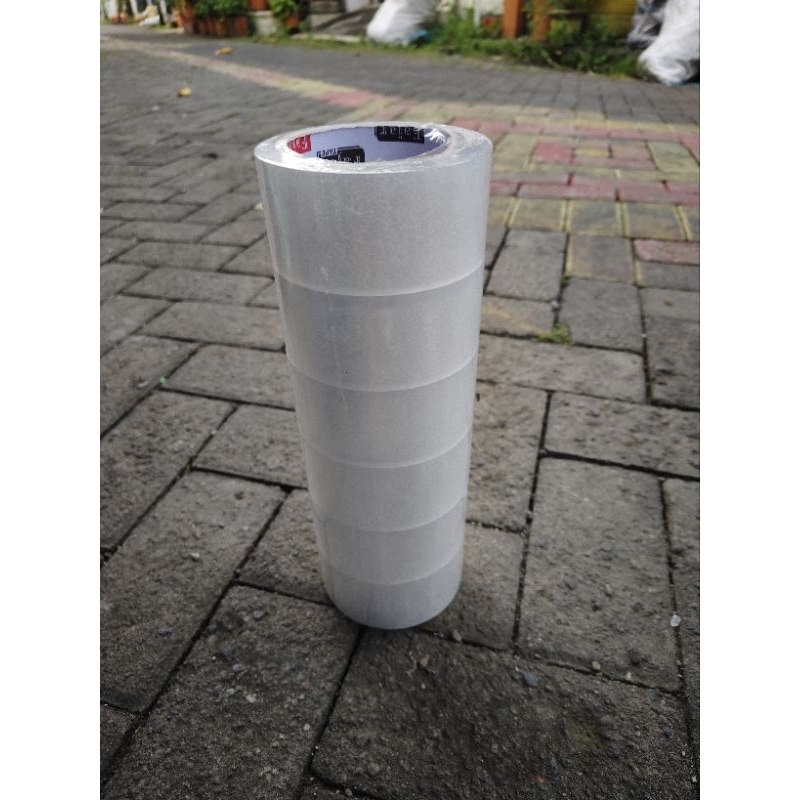 

Lakban 48MMX90 Yard Bening/ Coklat/Isolasi Besar/Plakban/Lakban Murah