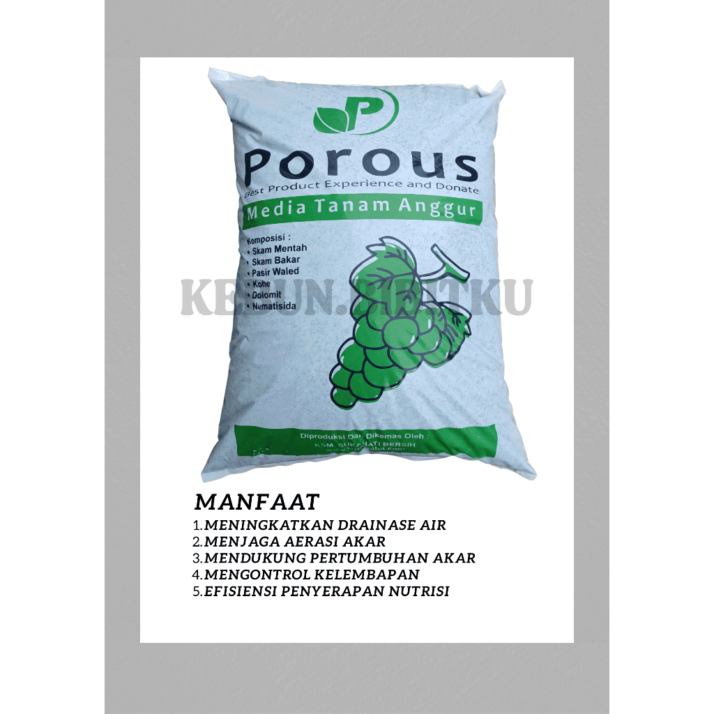 Media Tanam Porous khusus Anggur