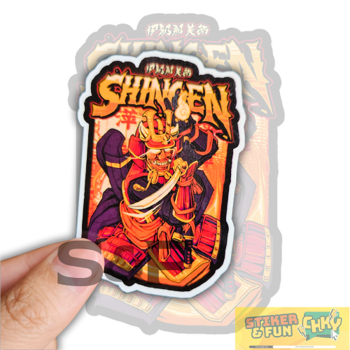 

Stiker Sticker Vinyl Laminasi Glosy SAMURAI SHINGEN